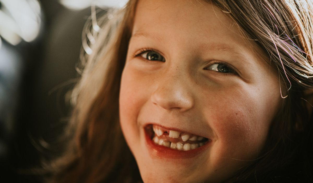 Little girl smiling