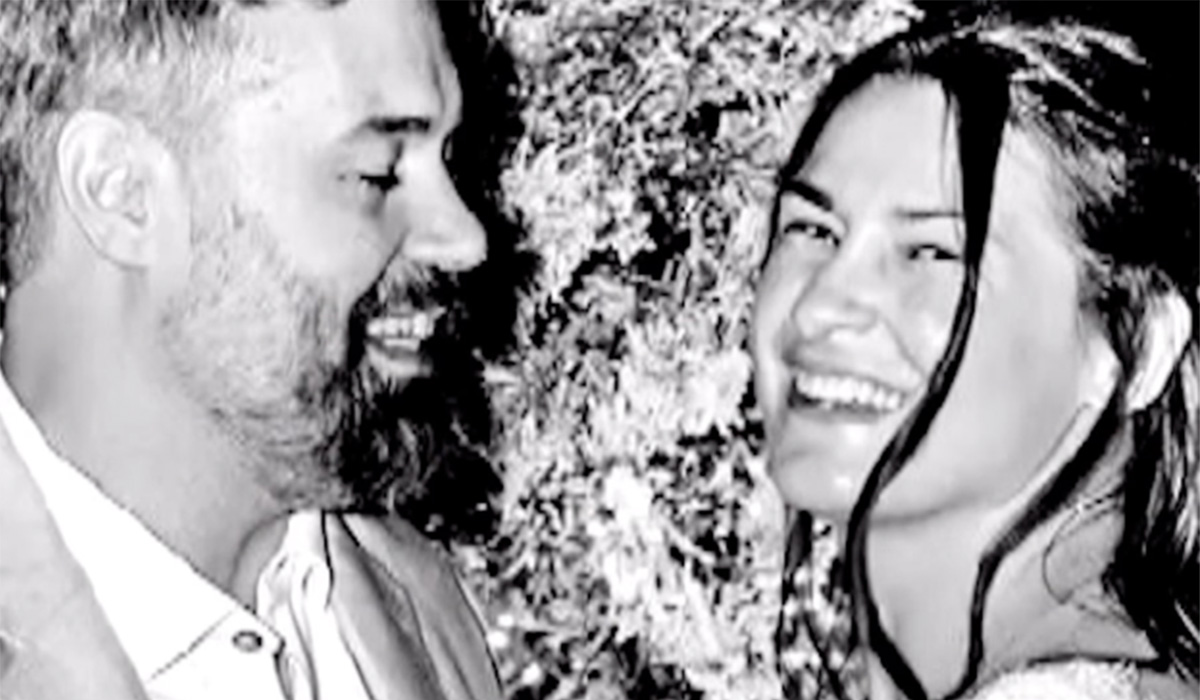 Katie Taylor and her husband. Pic: Katie Taylor