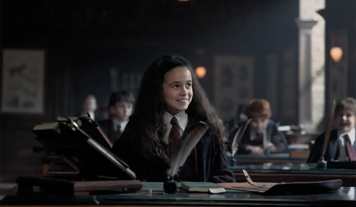 Arabella Stanton as Hermione Granger. Pic: HBO