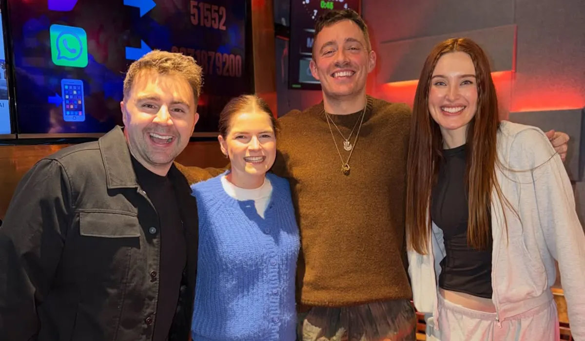 Dermot Kennedy wins big for Barretstown on 2FM. Pic: RTÉ 2FM/Instagram