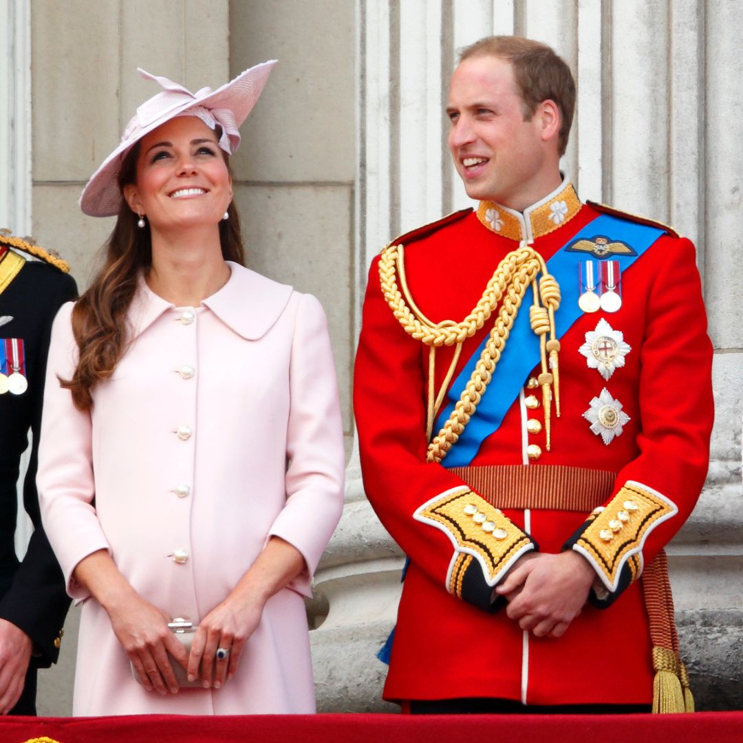 Prince William and Kate Middleton at the Trooping the Colours