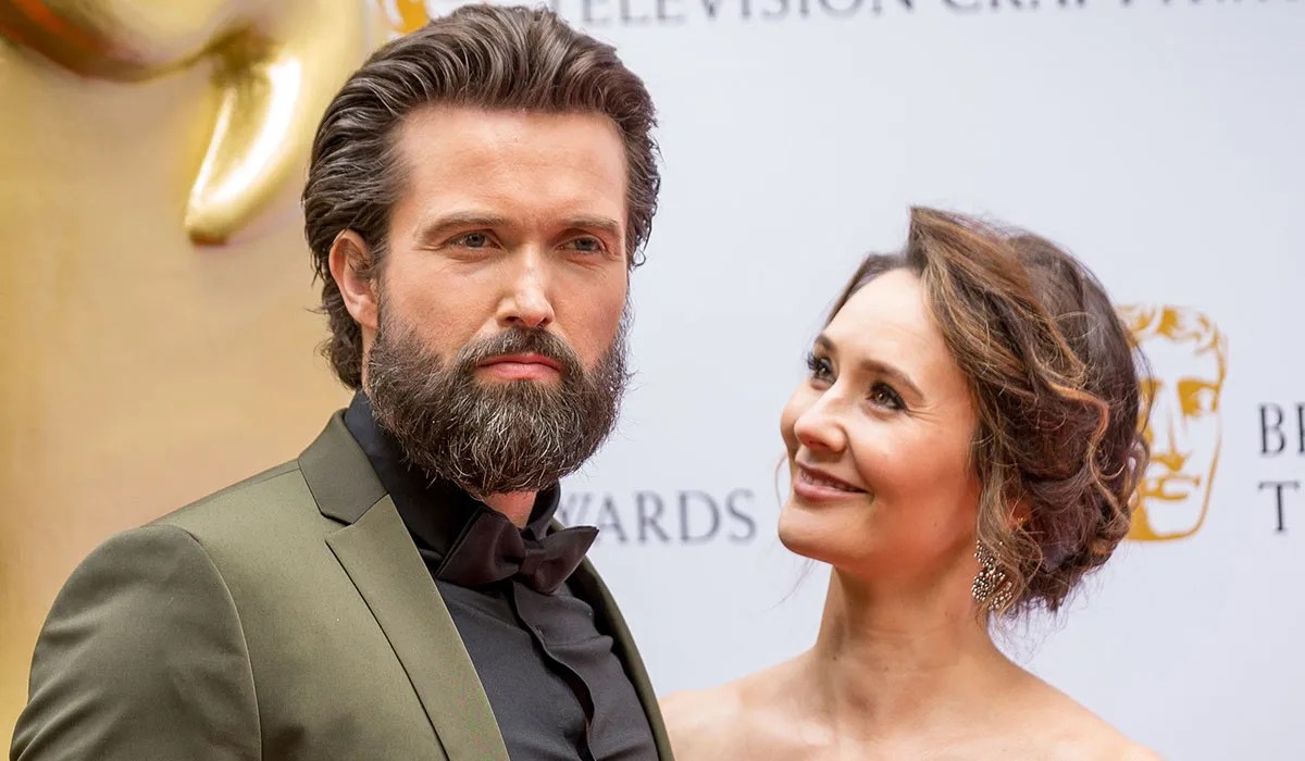 Emmett J Scanlan and Claire Cooper. Pic: Guy Levy/BAFTA via Getty Images