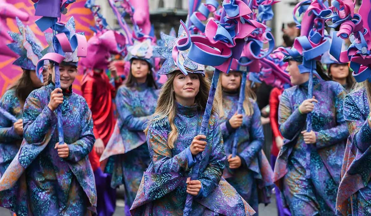 Pictured are the crowd enjoying the parade, asSt Patrick’s Day celebrations help to showcase Ireland as a fantastic tourist destination to people around the world. Pic: Leon Farrell / Photocall Ireland