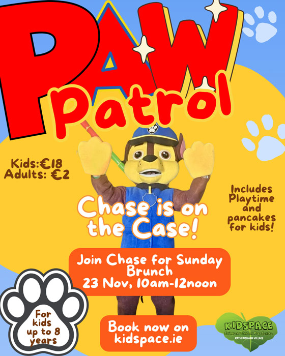 Paw Patrol. Pic: kidspace.ie
