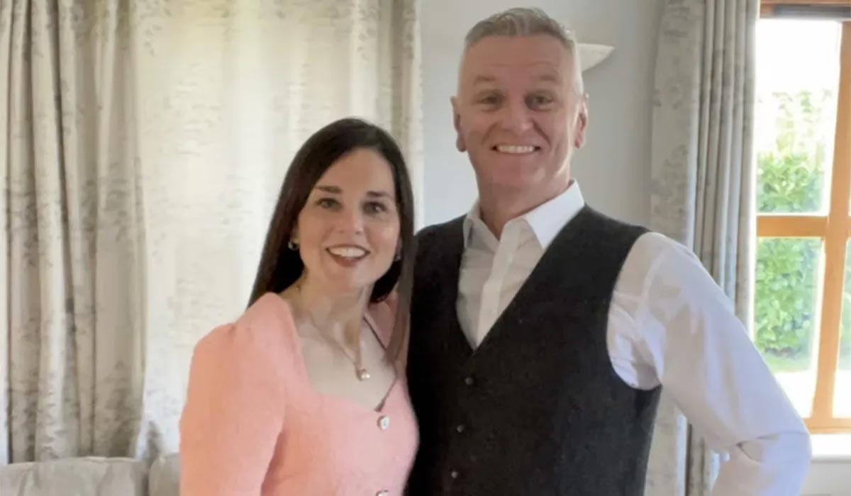 Dáithí Ó Sé and Rita on their son's Confirmation Day. Pic: Rita Ó Sé / Instagram