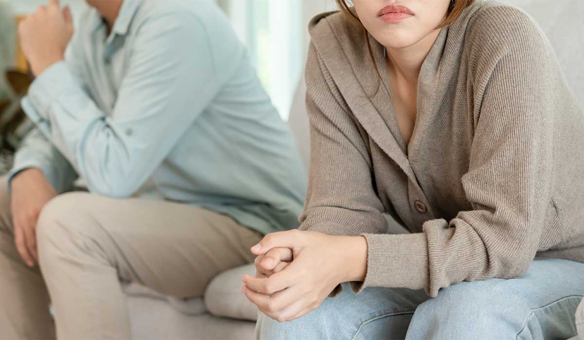 Divorce and quarrels. couples are desperate and disappointed after marriage. Husband and wife are sad, upset and frustrated after quarrels. distrust, love problems, betrayals. family problem. ; Shutterstock ID 2743097379; purchase_order: -; job: -; client: -; other:
