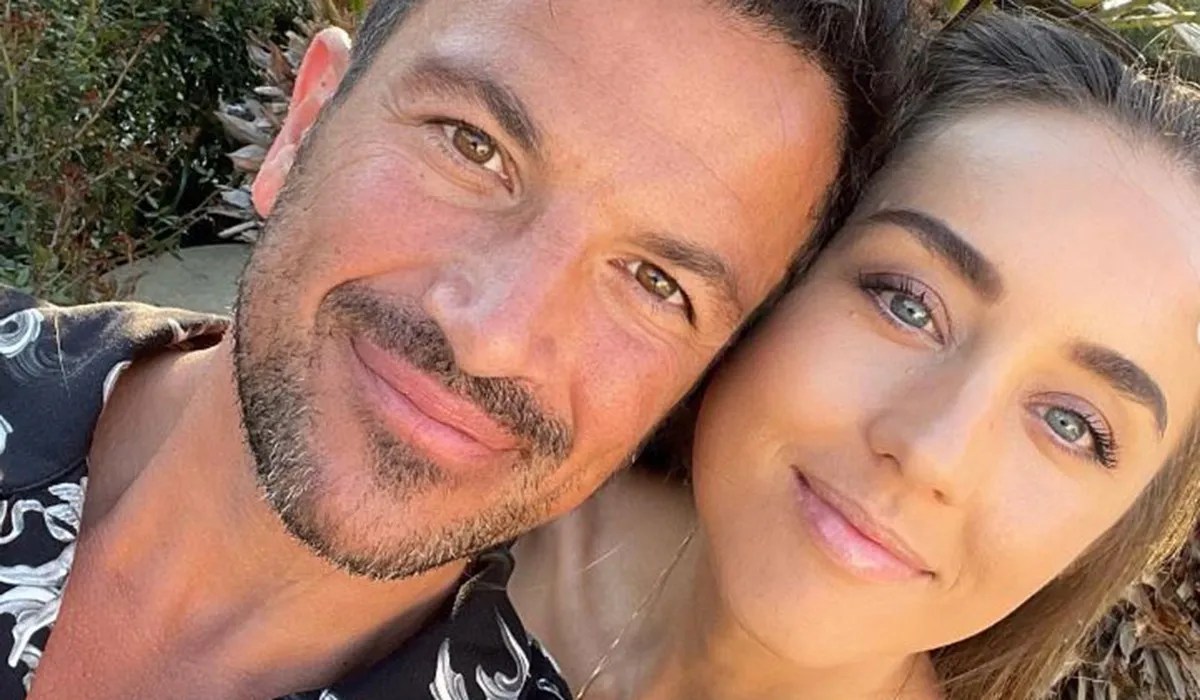 Peter Andre with his wife Emily. Pic: Instagram