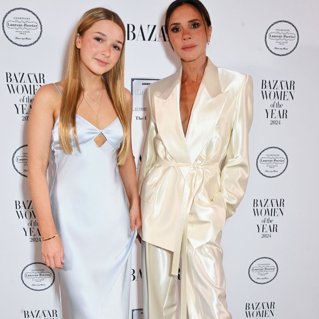 Victoria and Harper Beckham