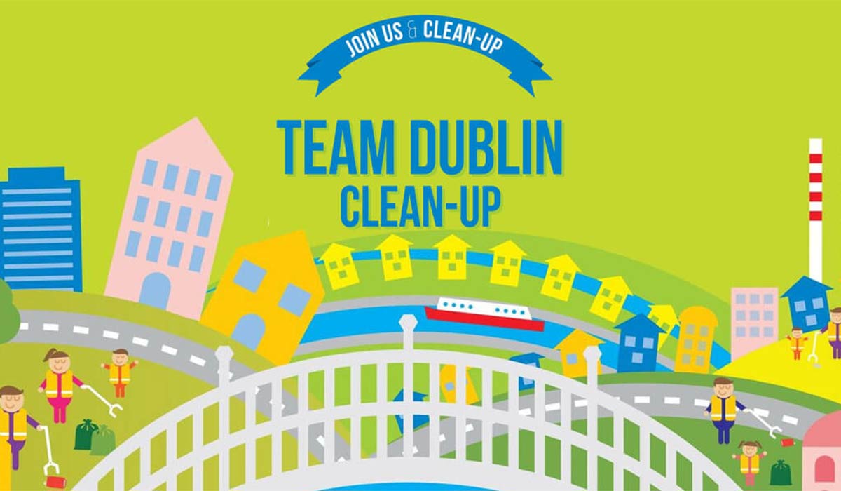 Team Dublin Clean-Up Day, Dublin. Pic: Instagram