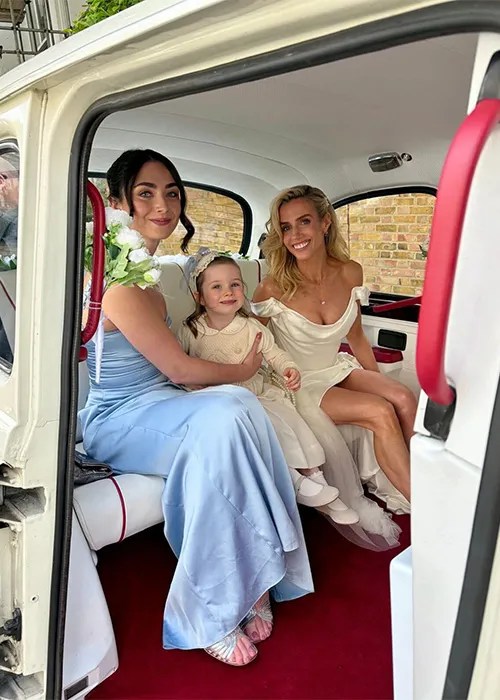 Irish actress Lisa Dwan ties the knot with long-time partner Paul Henninger. Pic: Joanna Scott
