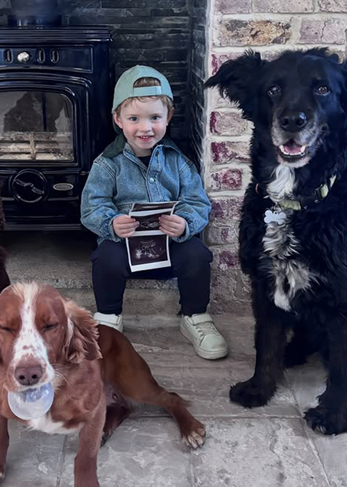 Sean O'Brien and his wife Eloise announce second pregnancy. Pic: Sean O'Brien/Instagram