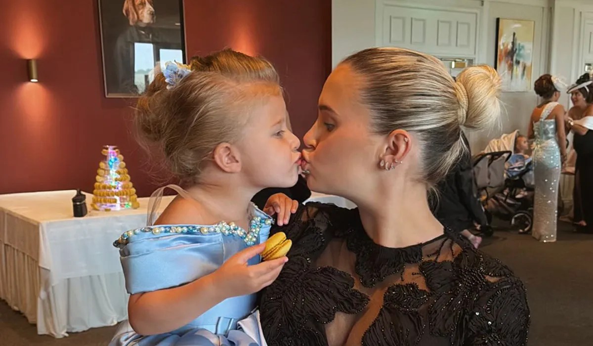 Molly-Mae Hague and Bambi at Venezuela Fury's wedding. Pic: Molly-Mae Hague