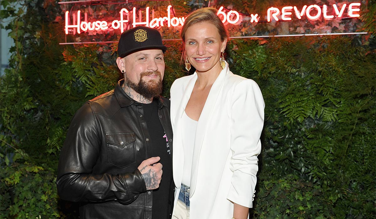 Guitarist Benji Madden and actress Cameron Diaz attend House of Harlow 1960 x REVOLVE. Pic: Getty Images