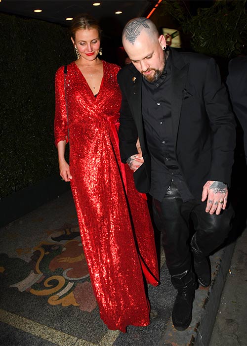 Cameron Diaz and Benji Madden in Los Angeles. Pic: Shutterstock