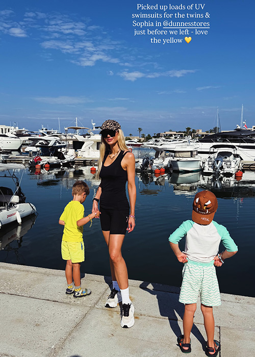 Rosanna Davison with her kids. Pic: Rosanna Davison/Instagram