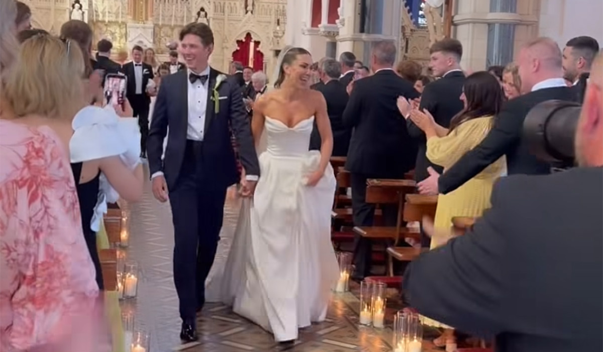 Jess McGurk's wedding day. Pic: Miriam O'Callaghan/Instagram