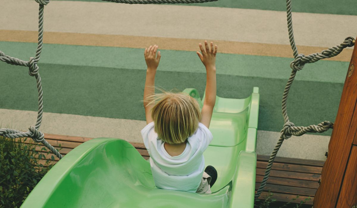 Child in the playground