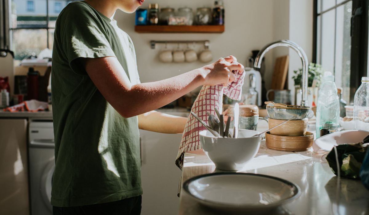 How to raise kids who help out more