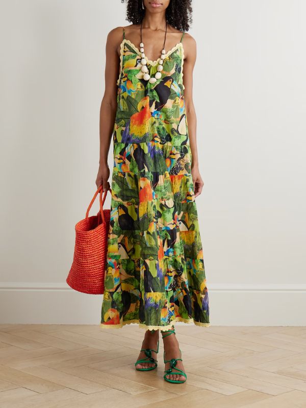 This Farm Rio dress is a dupe of much more affordable Dunnes one