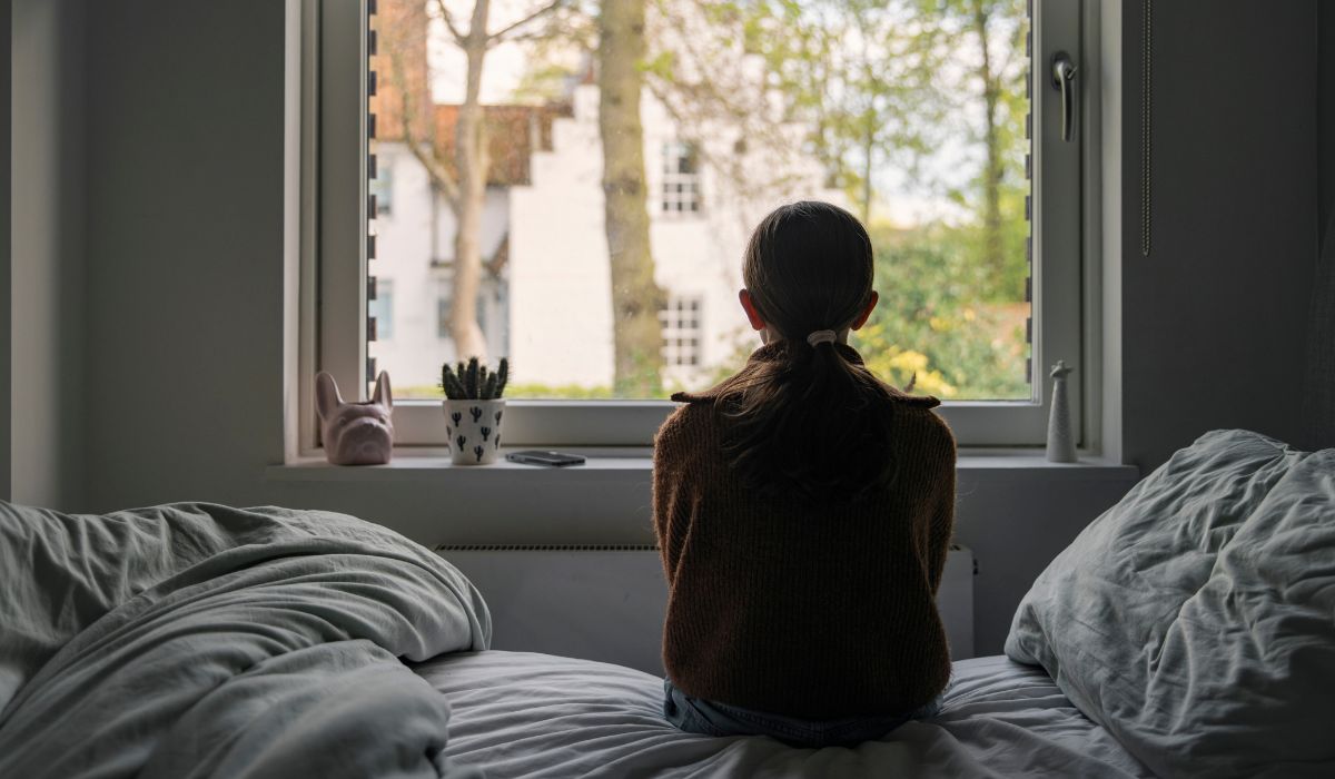 Child in bedroom. Punishments that cause long-term damage