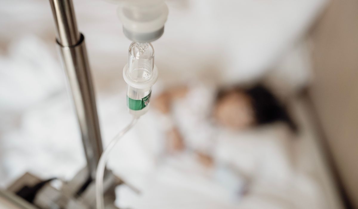 Child in hospital