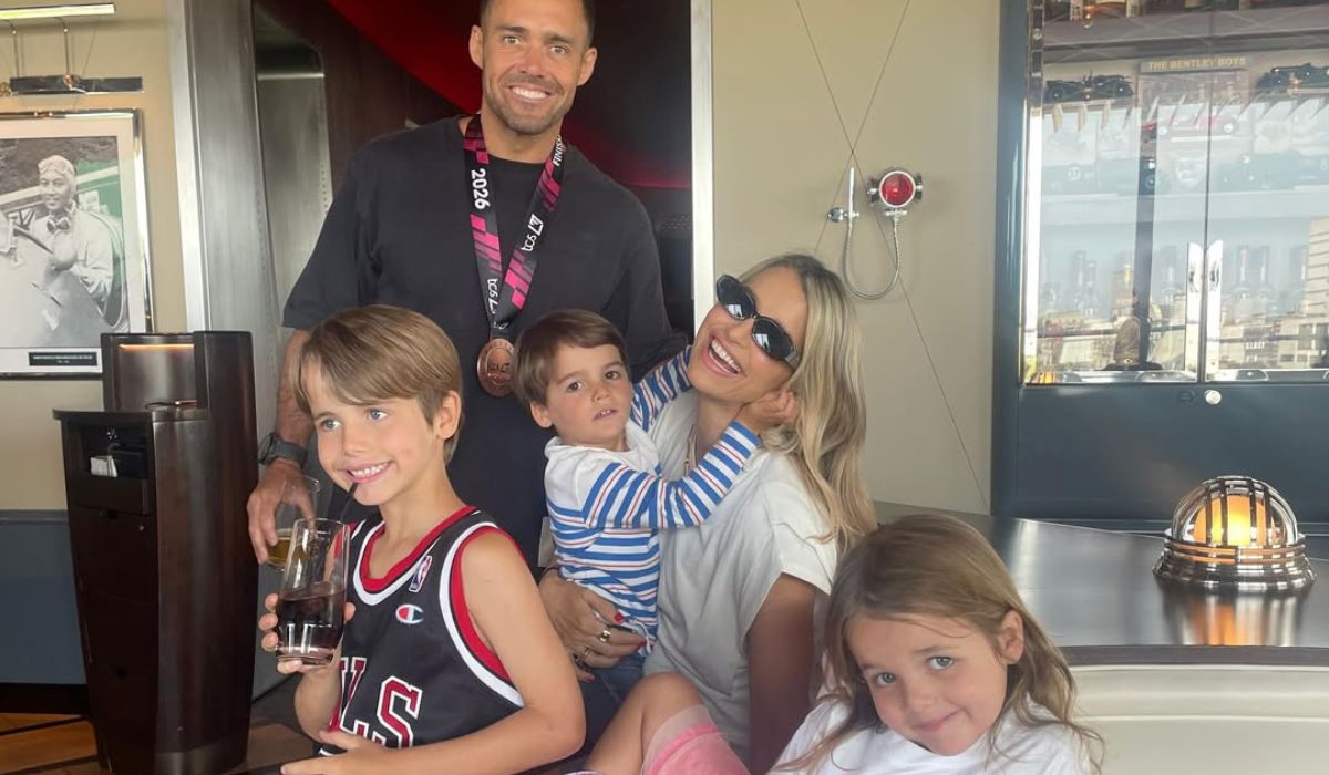 Vogue Williams and family