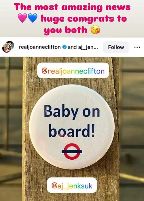 Pic: Joanne Clifton/Instagram