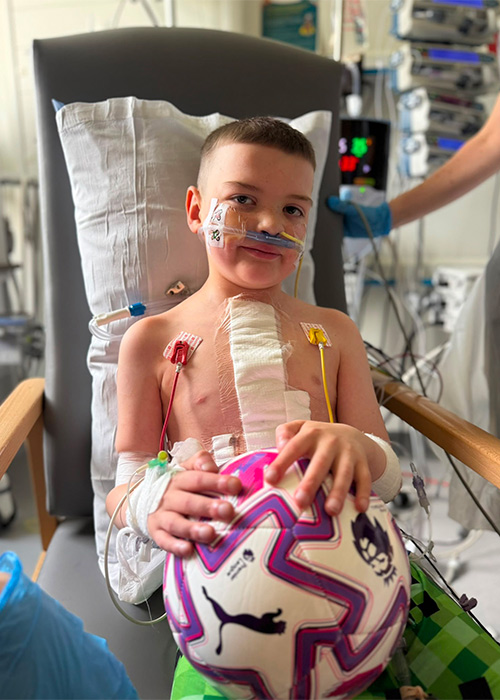 Belfast boy gets heart transplant