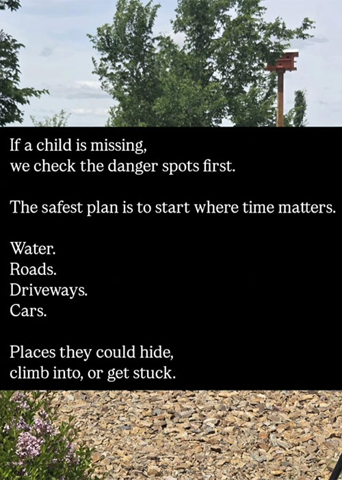 Psychologist recommended safety rules