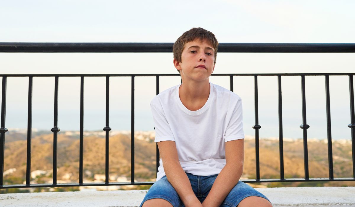 Sad teenager