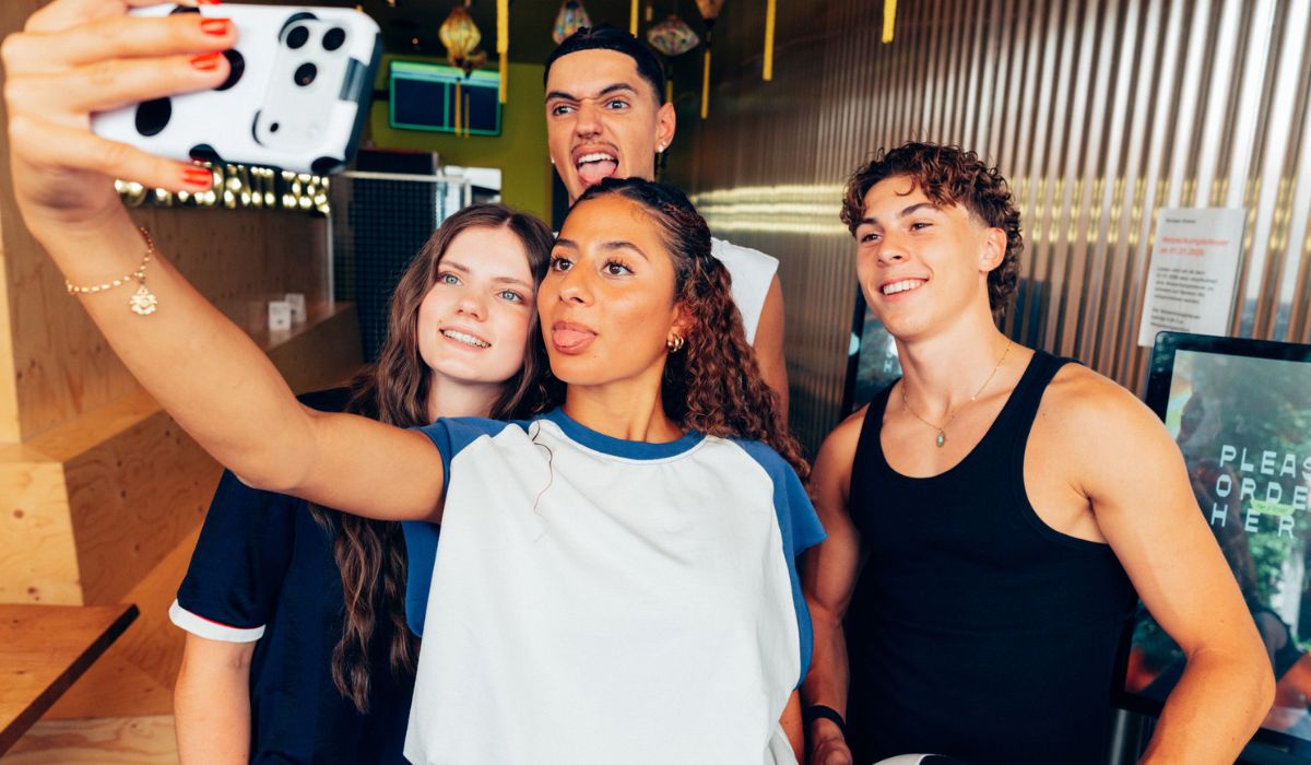 What is the flip the camera challenge teens are doing now?