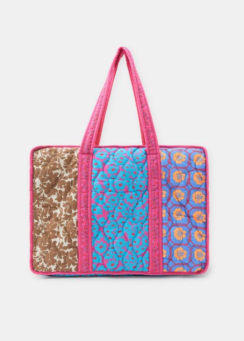 Patchwork print quilted bag from Zara