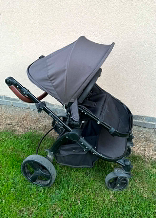 After nearly three years, this is the state the pram is in but it's still hard to let go. Pic: Supplied