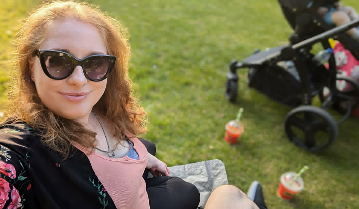 Alex sleeps as we chill in St Anne's Park. Pic: Supplied