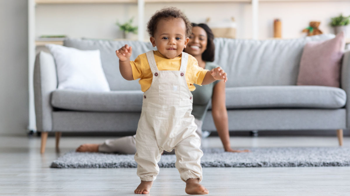 Baby walking