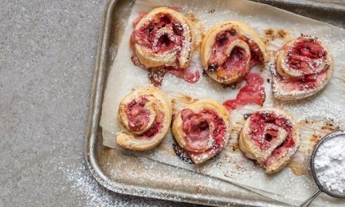 Strawberry Cheesecake Pastry Swirls